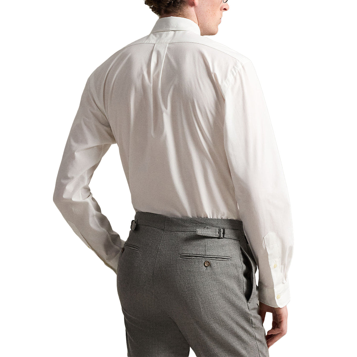 POLO RALPH LAUREN Camicia Popeline Stretch 710928255 002 WHITE 