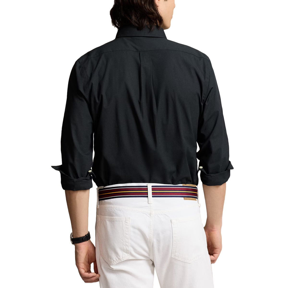 POLO RALPH LAUREN Camicia Popeline Stretch Custom-fit 710928255 006 POLO BLACK 