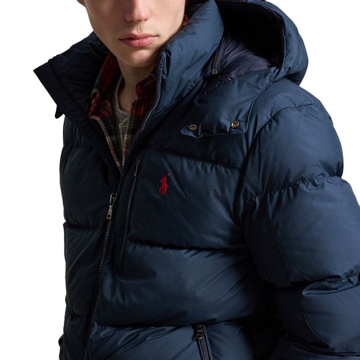 POLO RALPH LAUREN PIUMINO GORHAM OPACO + CAPPUCCIO 710968278 003 COLLECTION NAVY 