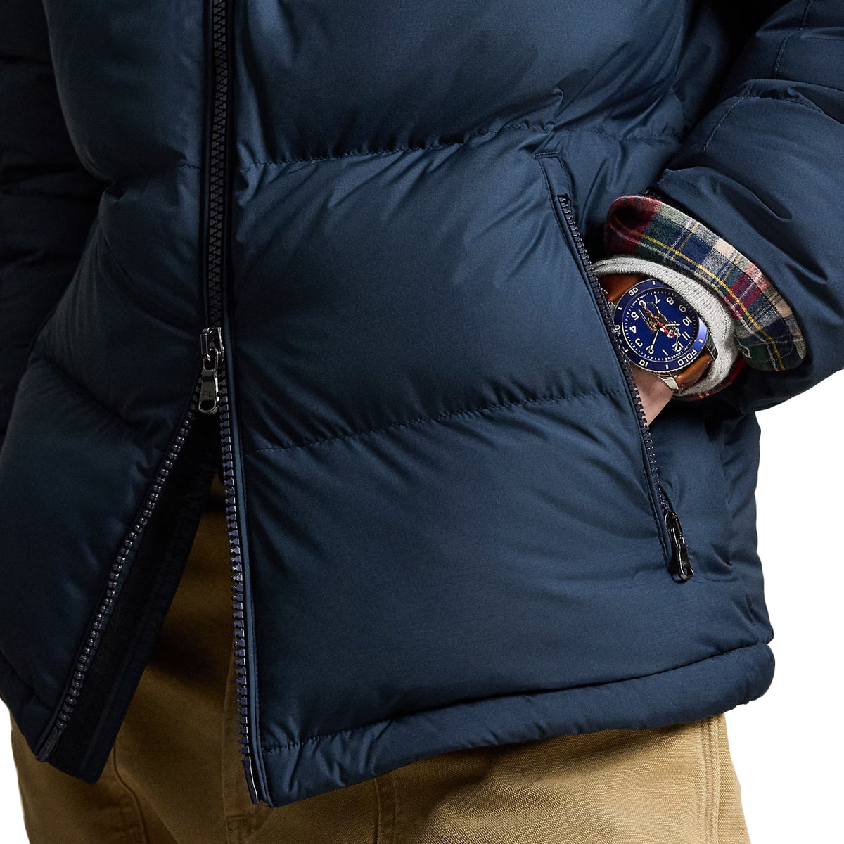 POLO RALPH LAUREN PIUMINO GORHAM OPACO + CAPPUCCIO 710968278 003 COLLECTION NAVY 