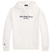 POLO RALPH LAUREN HOODIE NEW LOGO CORSIVO FELPATA 710B26089 003 WHITE 