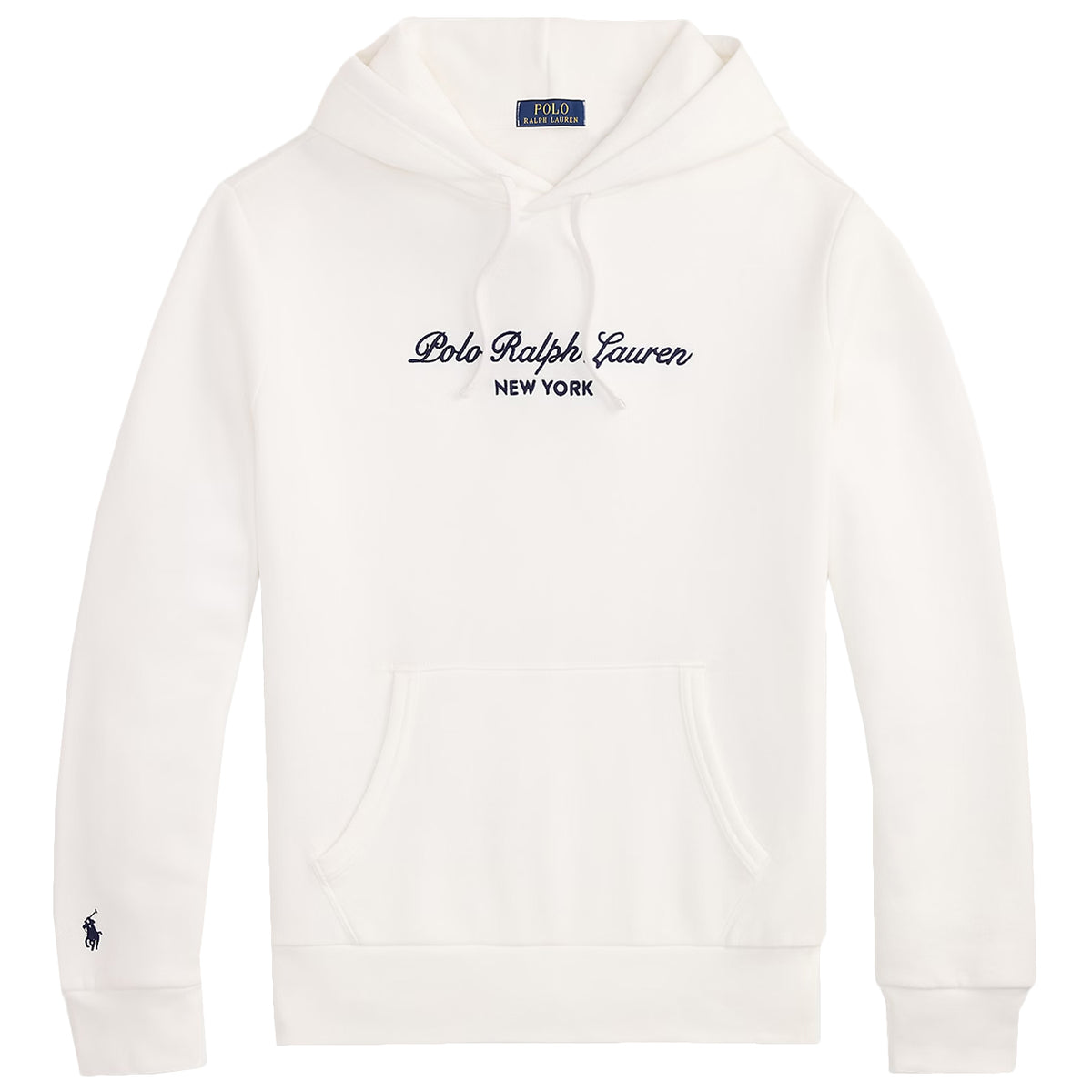 POLO RALPH LAUREN Felpa Con Cappuccio E Logo New York 710B26089 003 WHITE 