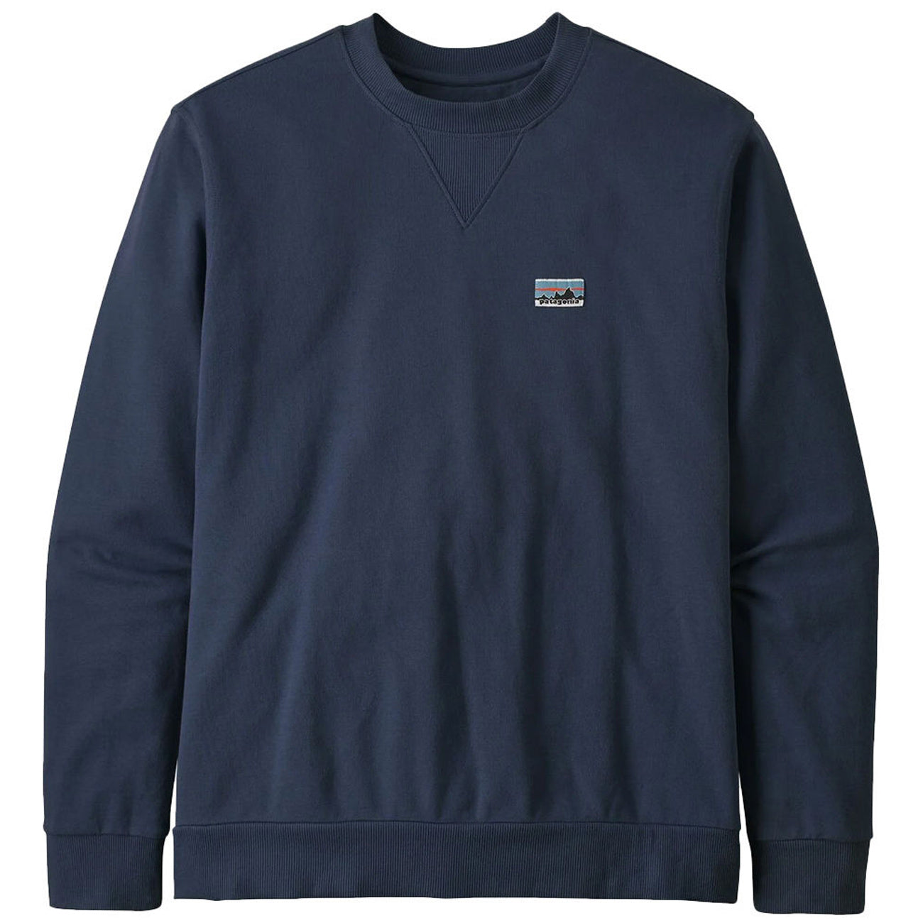 Felpa Pilot Organic Cotton Con Logo Uomo Navy