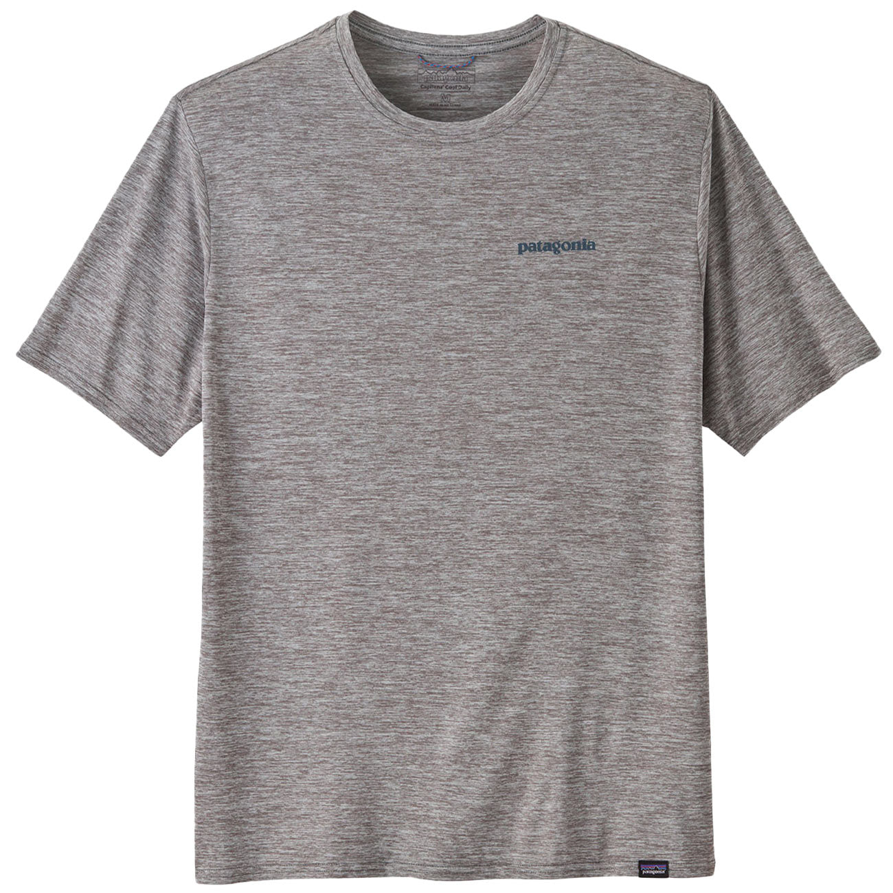 Tshirt Cool Daily Graphic Waters Uomo Abalone Blue Feather Grey