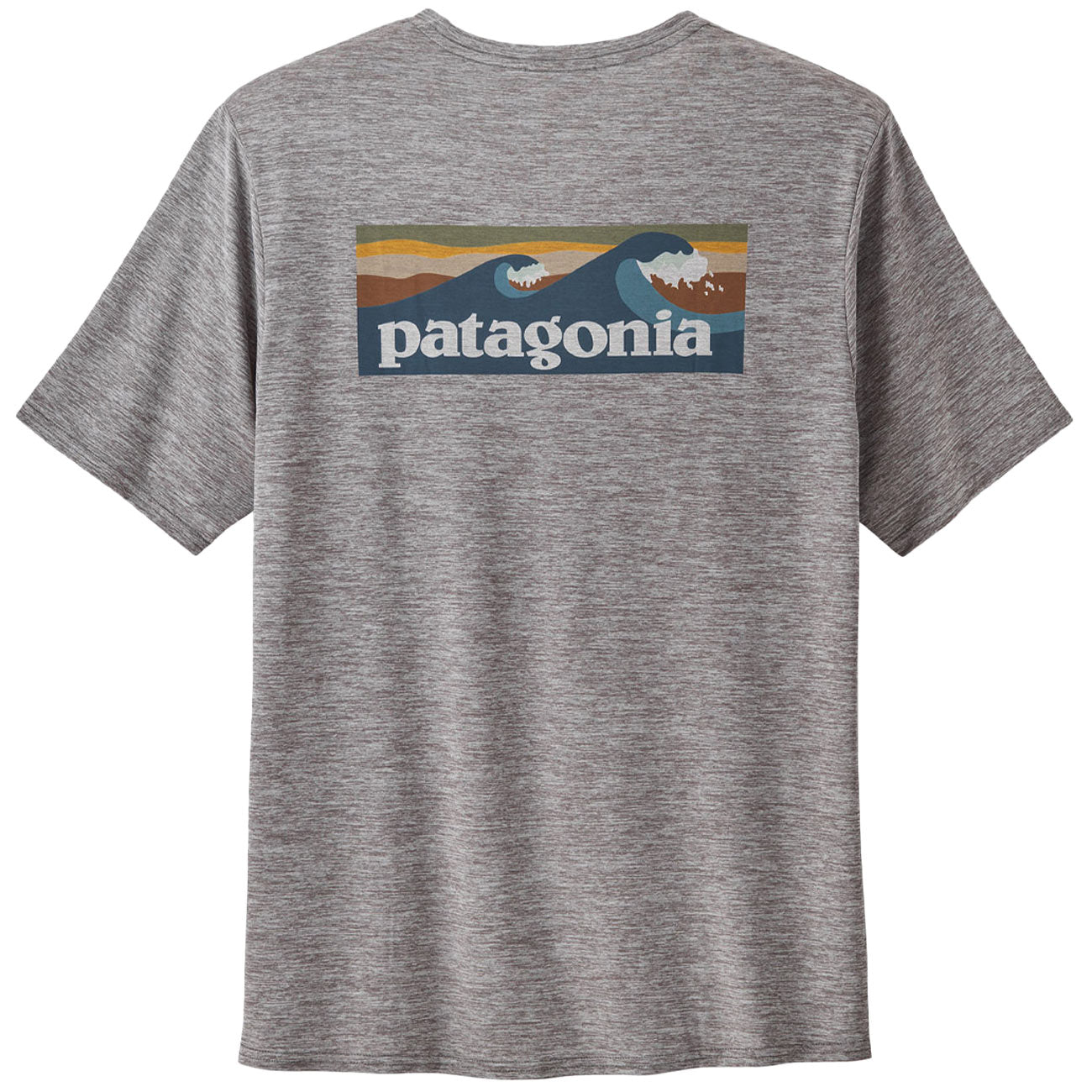 Tshirt Cool Daily Graphic Waters Uomo Abalone Blue Feather Grey