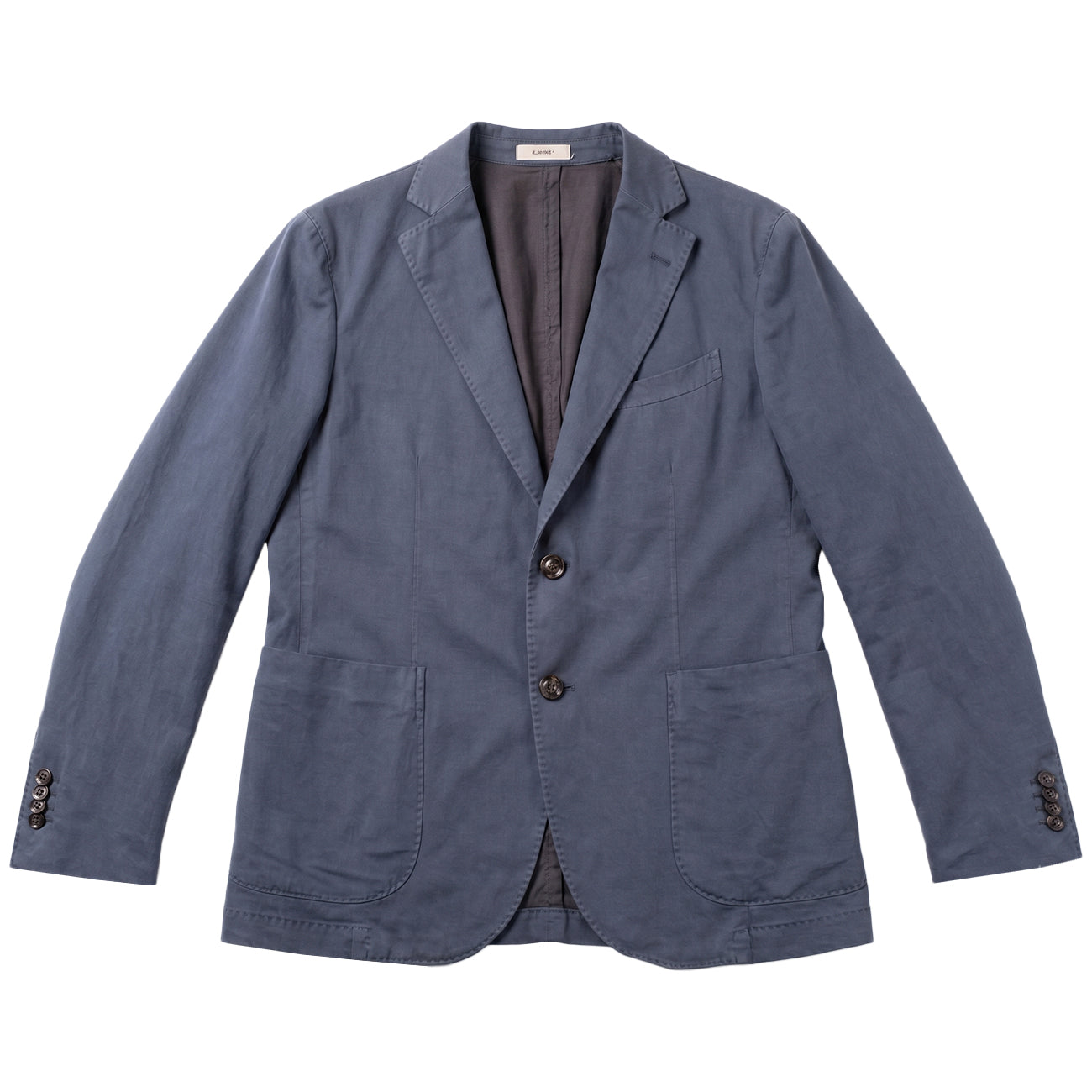 U. COTTON/LINEN BOGLIOLI JACKET