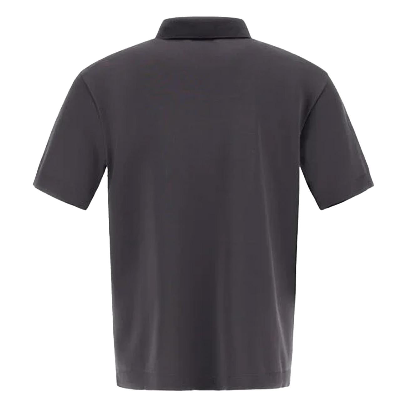 Polo In Jersey Effetto Maglia JPL00125U-52059 9460 GRIGIO HERNO 
