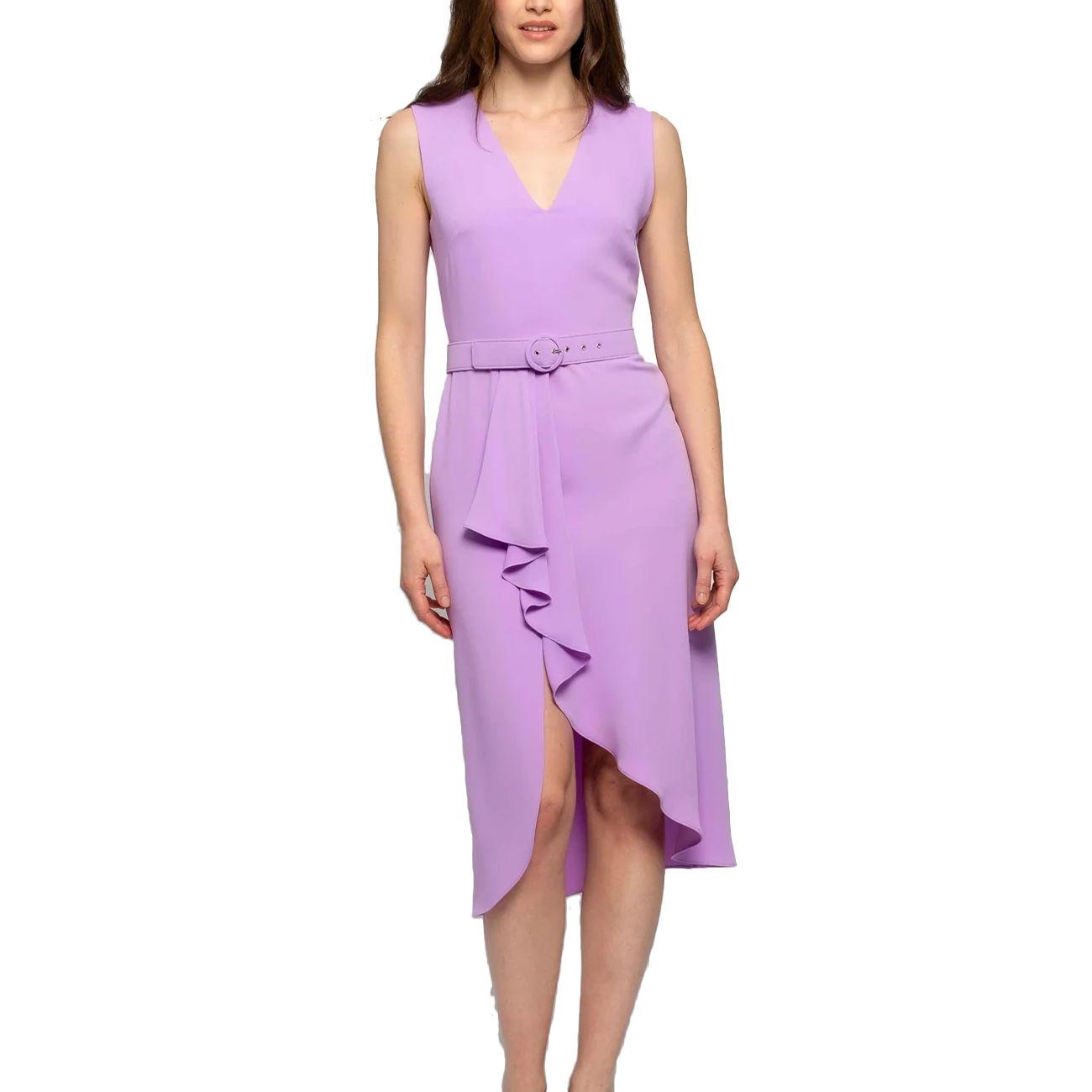 ABITO D. CALATH MIDI C/DRAPPEGGIO KOCCA P23PAB9940AAUN2814 10009/LILLA KOCCA 