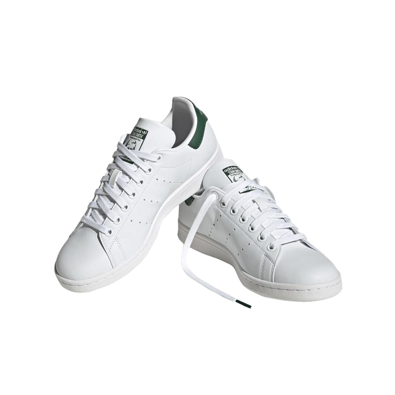 Sneakers Stan Smith Donna Bianco Verde Scuro HQ6651 FTWWHT/FTWWHT/DRKGRN ADIDAS 