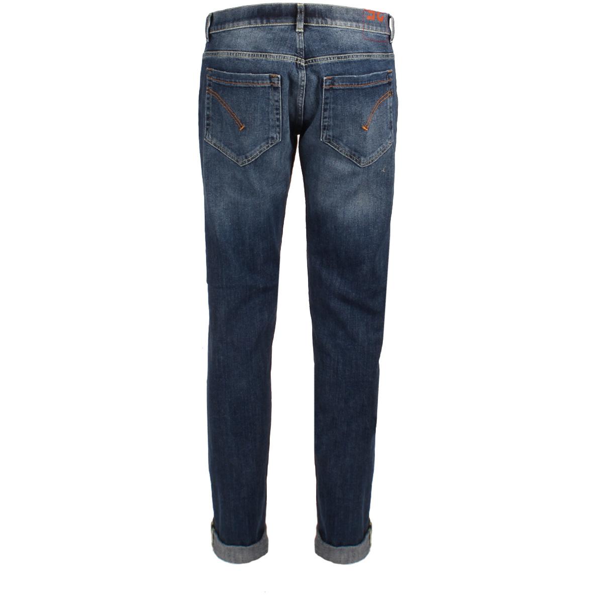 Jeans George Effetto Fermo Uomo Blu UP232 DS0229U DI4 800 BLU DONDUP 