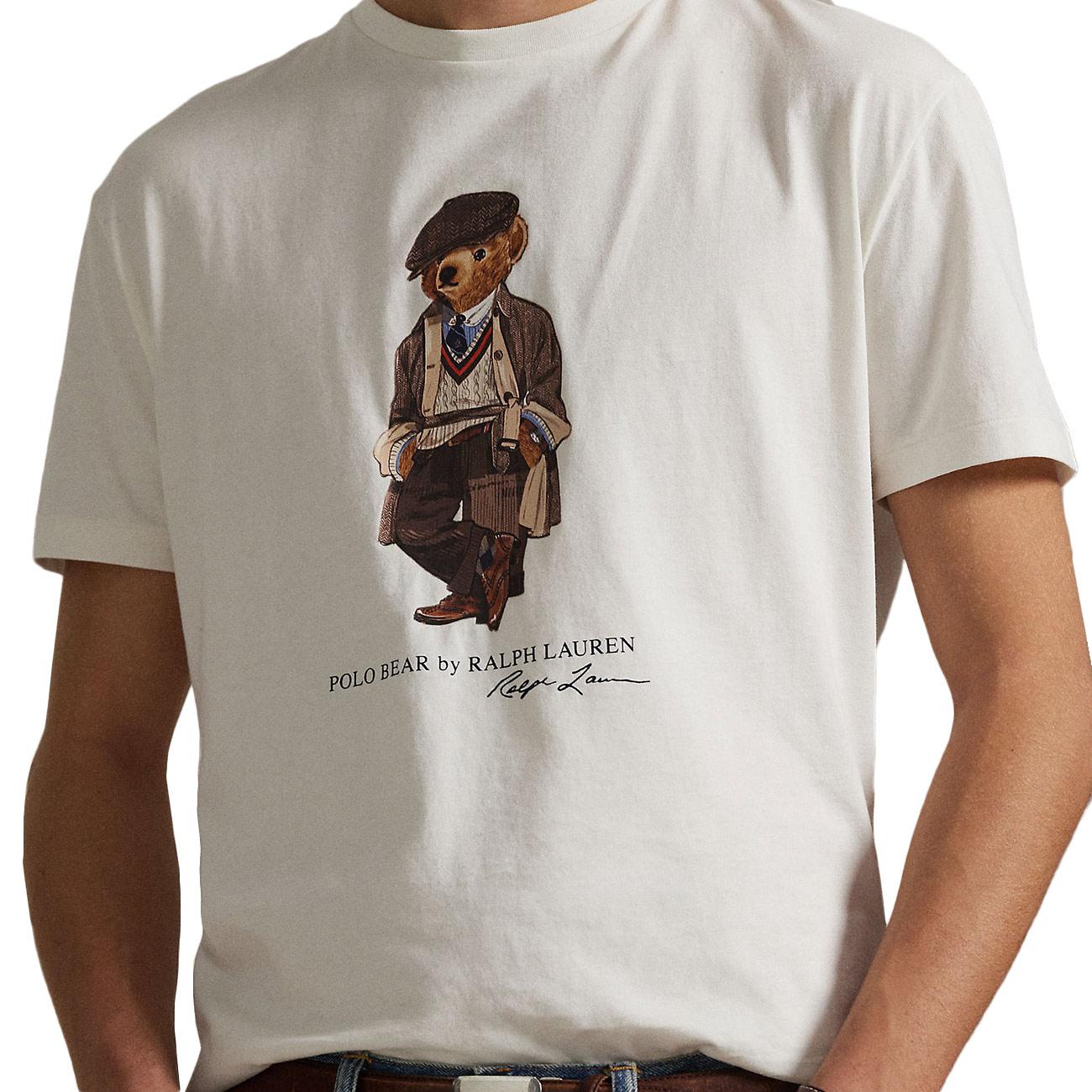  710P00085 001 DECKWASHB WHITE HRTG BEAR POLO RALPH LAUREN 