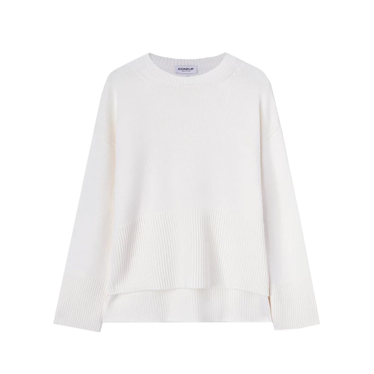 Pullover In Lana DT276 M00796D 002 017 ALABASTRO DONDUP 