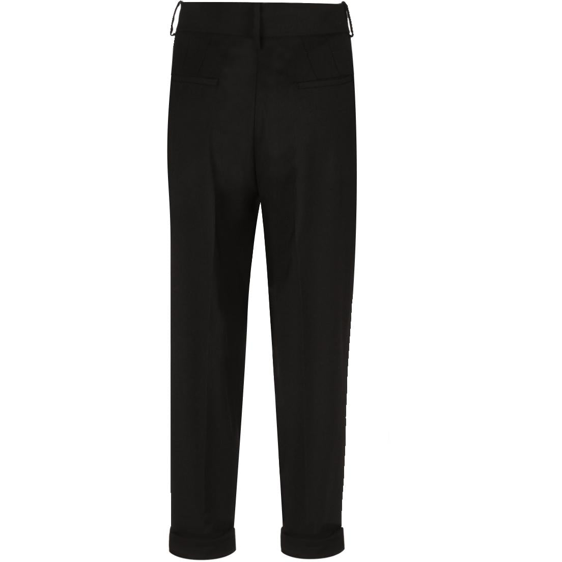 Pantaloni Pince Donna Nero FTI22PA1050GA0034 0002 NERO FEDERICA TOSI 