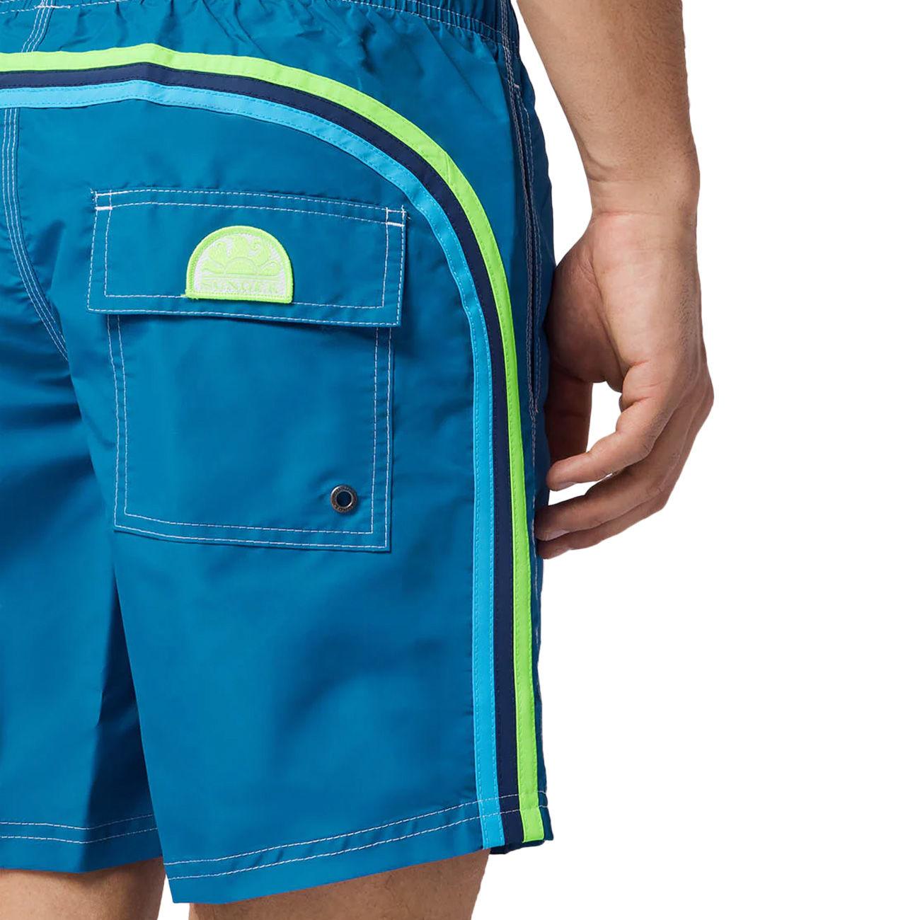 Bermuda Boardshort Uomo Aegean Blue M505BDTA100 77102 AEGEAN BLUE 02 SUNDEK 