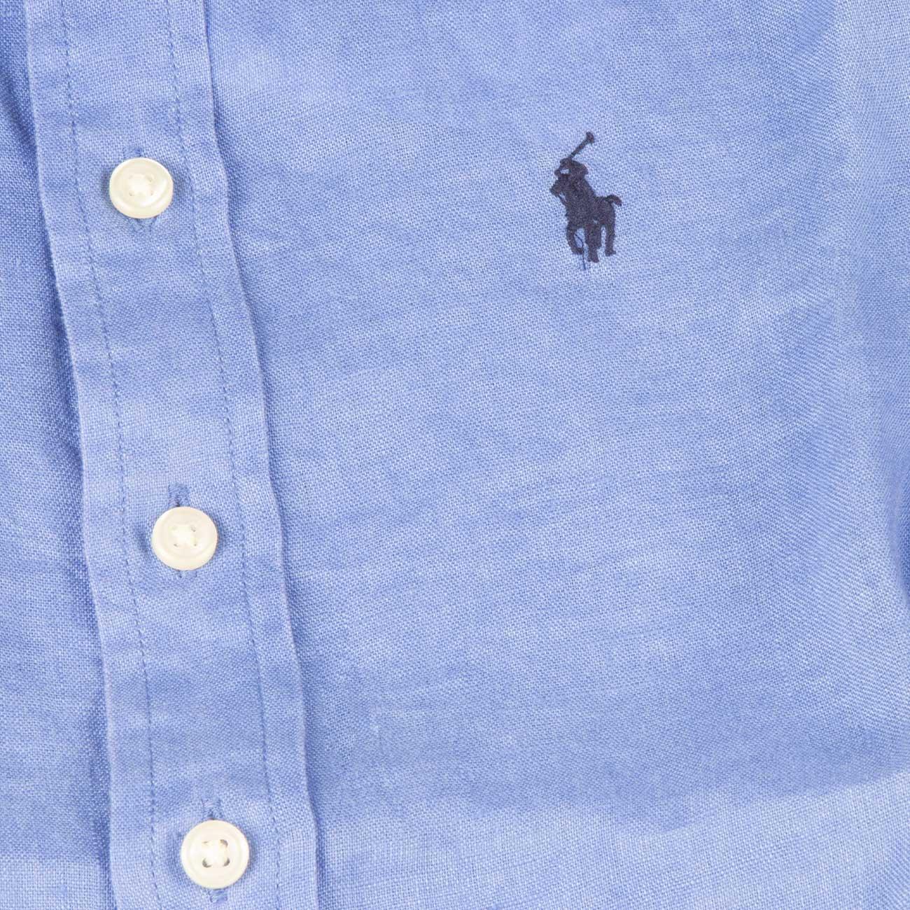 Camicia In Lino Bimbo Royal Chiaro B04XZA3O-XYA3O XW9VU ROYAL CHIARO POLO RALPH LAUREN 