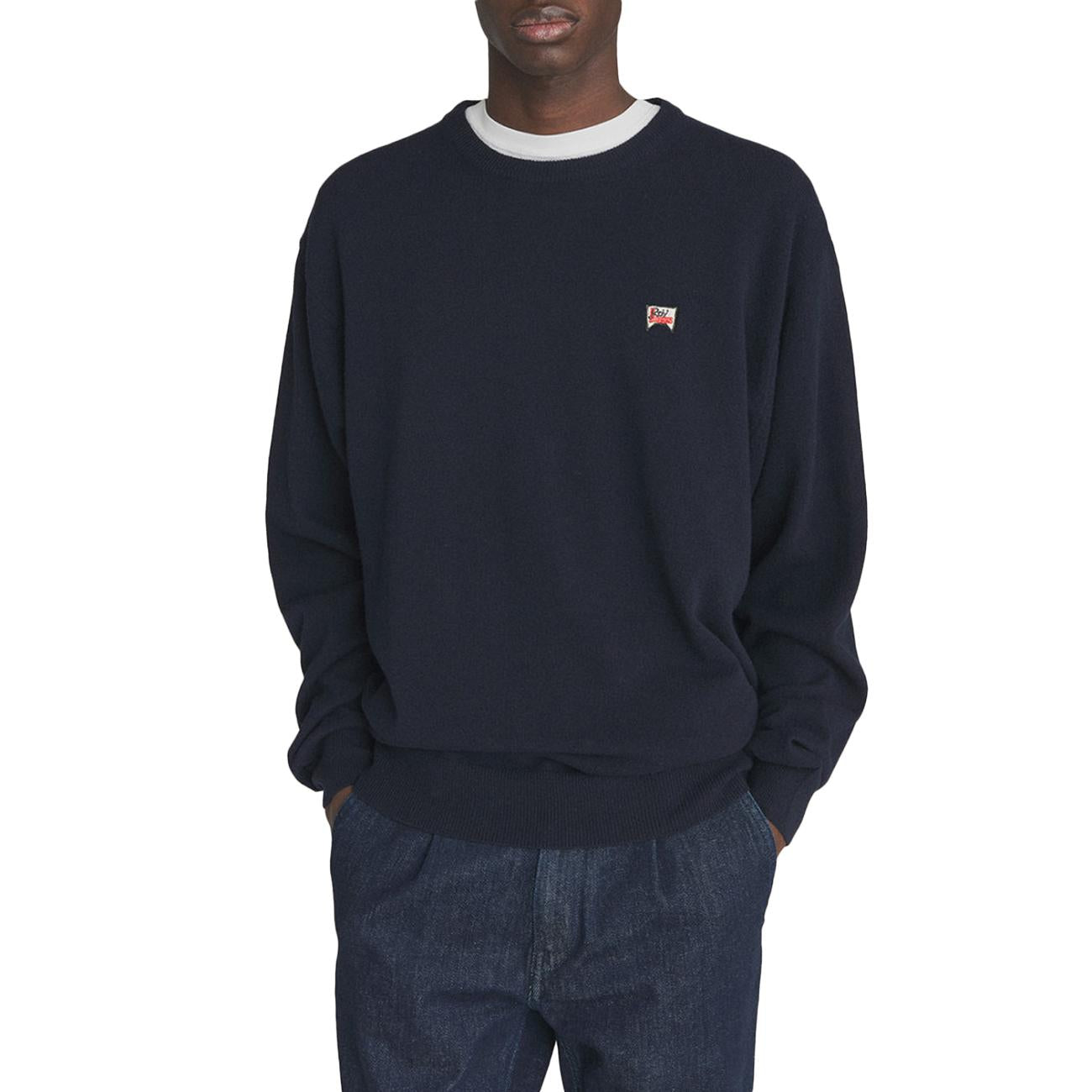 Maglione Girocollo Box In Lana RRU90261CN47XXXX C0048 BLUE NAVY ROY ROGER'S 