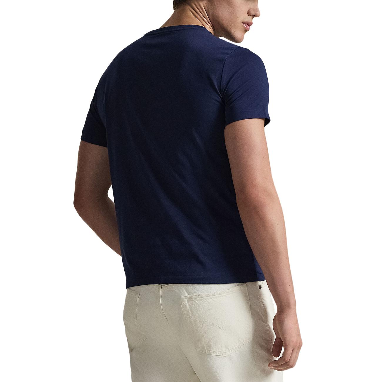 T-shirt Skin-Fit 710671438 525 NEWPORT NAVY/C8125 POLO RALPH LAUREN 