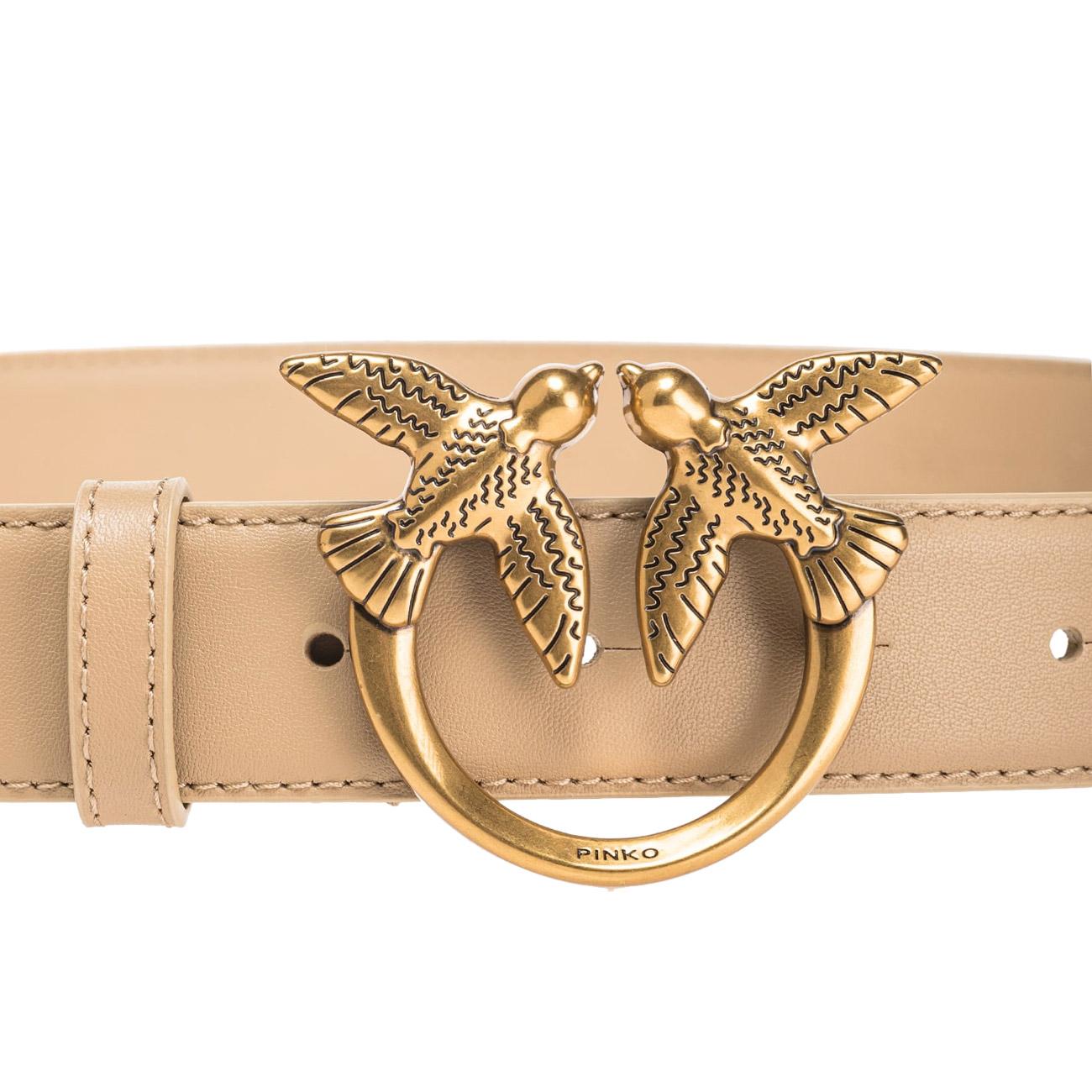 Cintura Love Berry Donna Beige Safari Antique Gold 100125/A0F1 D28Q BEIGE SAFARI/ANTIQUE GOLD PINKO 