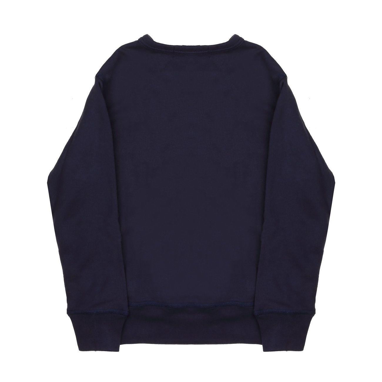 Felpa Stampata Girocollo Bambino Navy Bianco 323799370 001 NAVY/BIANCO POLO RALPH LAUREN 