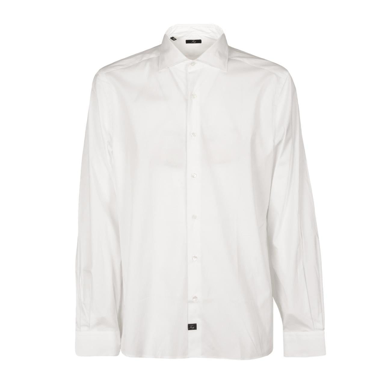 Camicia Con Collo Francese Uomo Bianco NCMA140259SORM B001BCO FAY 