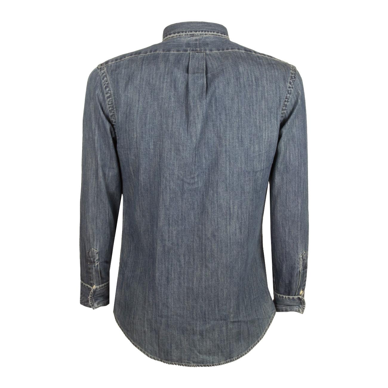 Camicia Oxford Slim Fit Uomo Denim 710548539 001 DENIM POLO RALPH LAUREN 