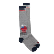 Calze Sleeping Snoopy U.S.A. Unisex Grigio Scuro FW230018 2 GRIGIO SCURO SOX IN THE BOX 