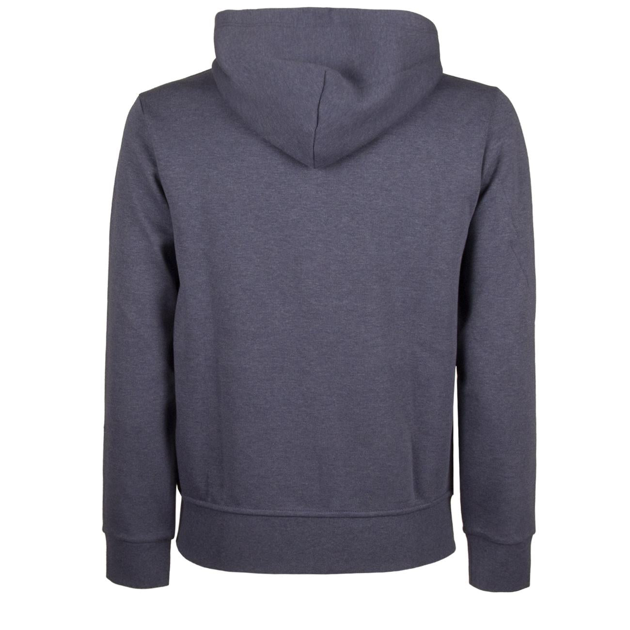 Felpa Con Zip E Cappuccio Uomo Derby Blue Heather 710881517 016 DERBY BLUE HEATHER POLO RALPH LAUREN 