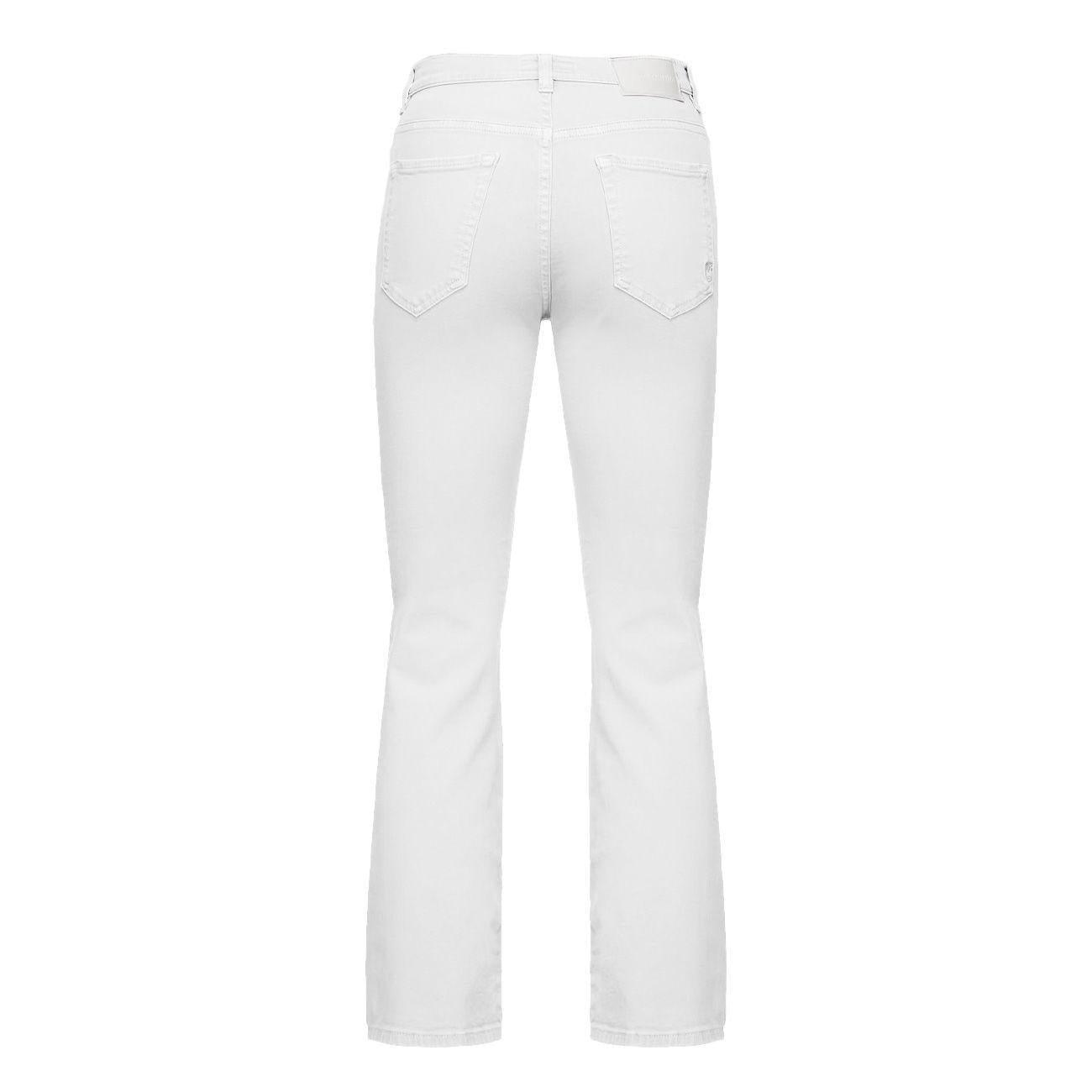 PANTALONE D. BRENDA BOOTCUT BULL POWER PINKO 100172/A0FQ Z04 BIANCO BRILLANTE PINKO 
