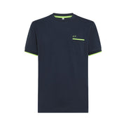 T-Shirt Profili Sottili Uomo Navy Blue T34124 07 NAVY BLUE SUN68 