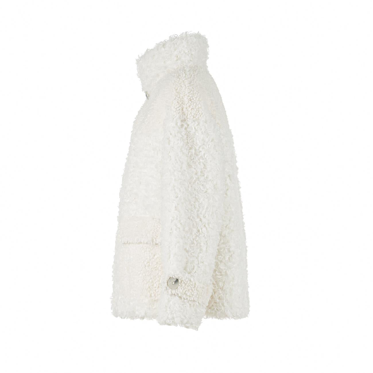 Ecomontone Ricciolo Donna Bianco 23IMT321.0TC 800 WHITE DIEGO M 