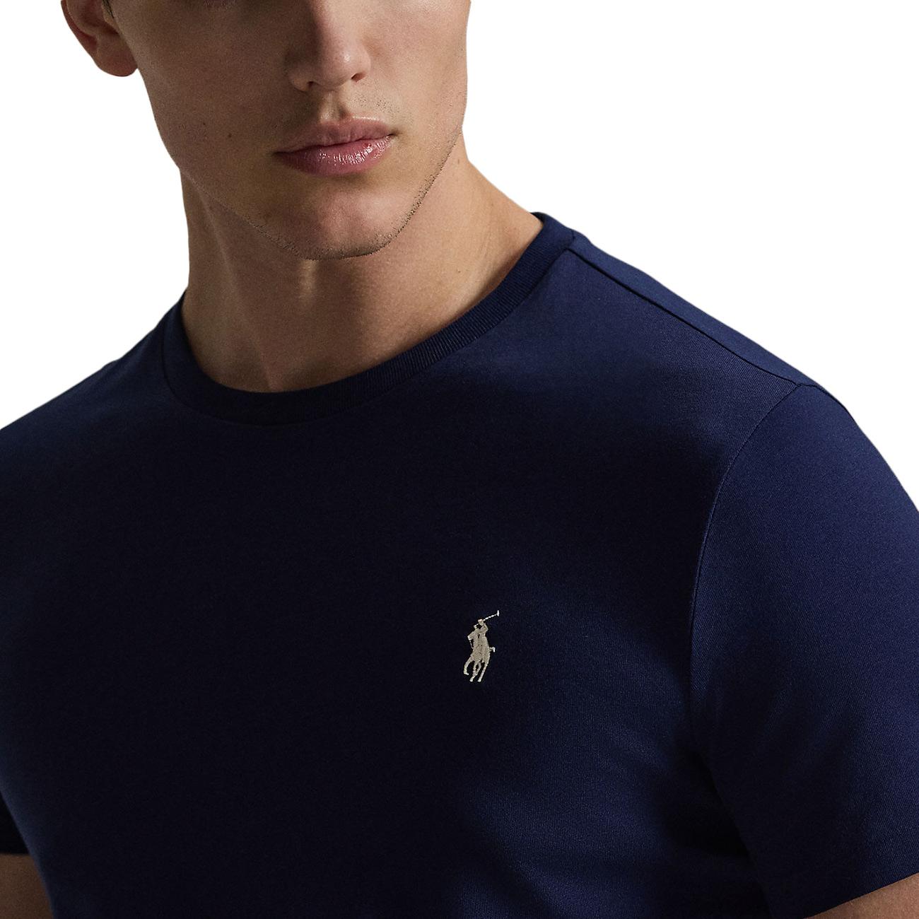 T-shirt Skin-Fit 710671438 525 NEWPORT NAVY/C8125 POLO RALPH LAUREN 