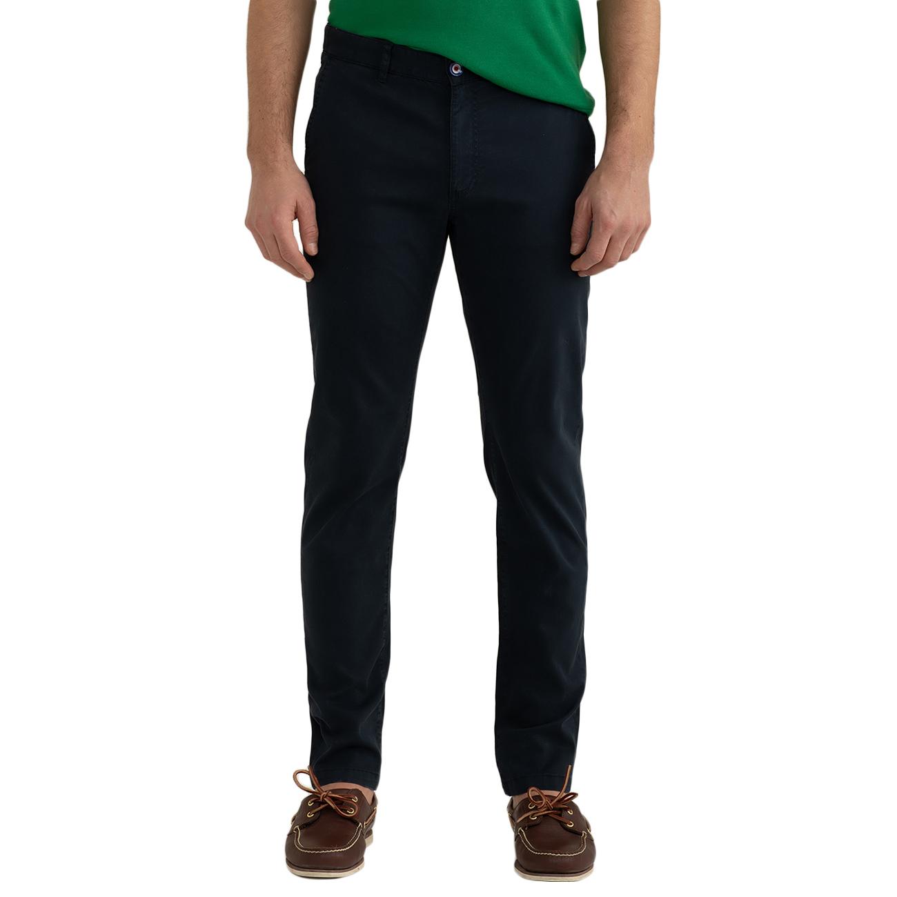 Pantalone Dobby Uomo Blue FMQUEENS A0601 BLUE FRED MELLO 