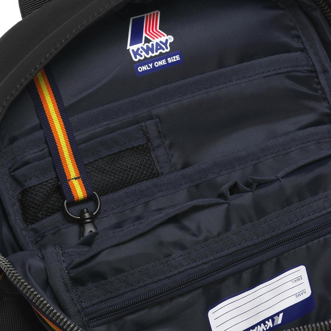 Zaino Piccolo Laon Bonded Padded Unisex Usy Nero K81278W USY NERO K-WAY 