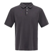Polo In Jersey Effetto Maglia JPL00125U-52059 9460 GRIGIO HERNO 