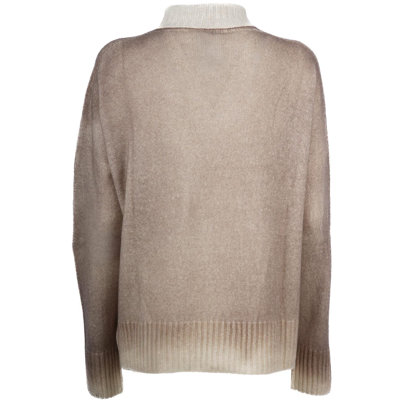 Lupetto Oversize Effetto Sfumato D3228AE 1600 SFUMATO SUGHERO MASCHERONI 