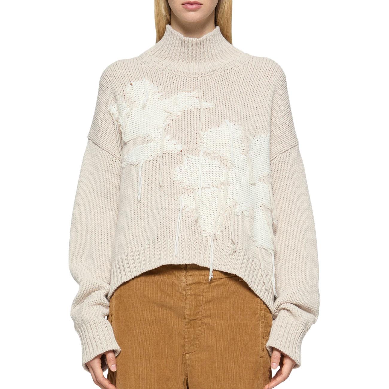 Dolcevita Intarsi DT351 M00948D 002 020 BEIGE DONDUP 