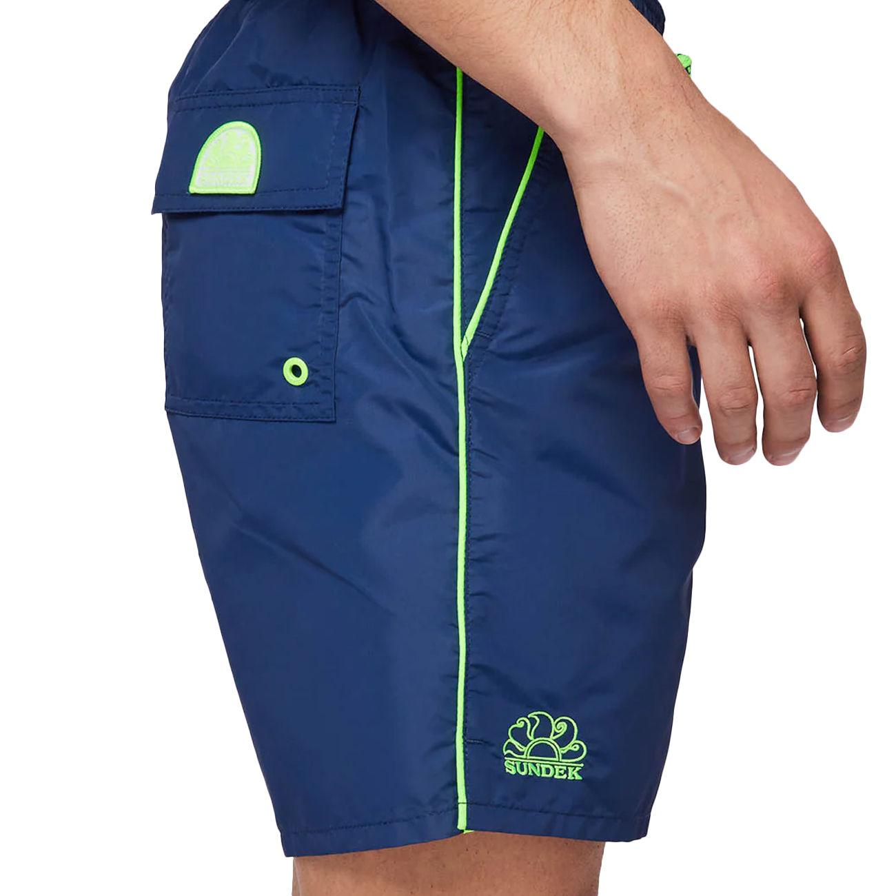 Bermuda Pervis Boardshort Uomo Navy M420BDTA100 00702 NAVY 02 SUNDEK 