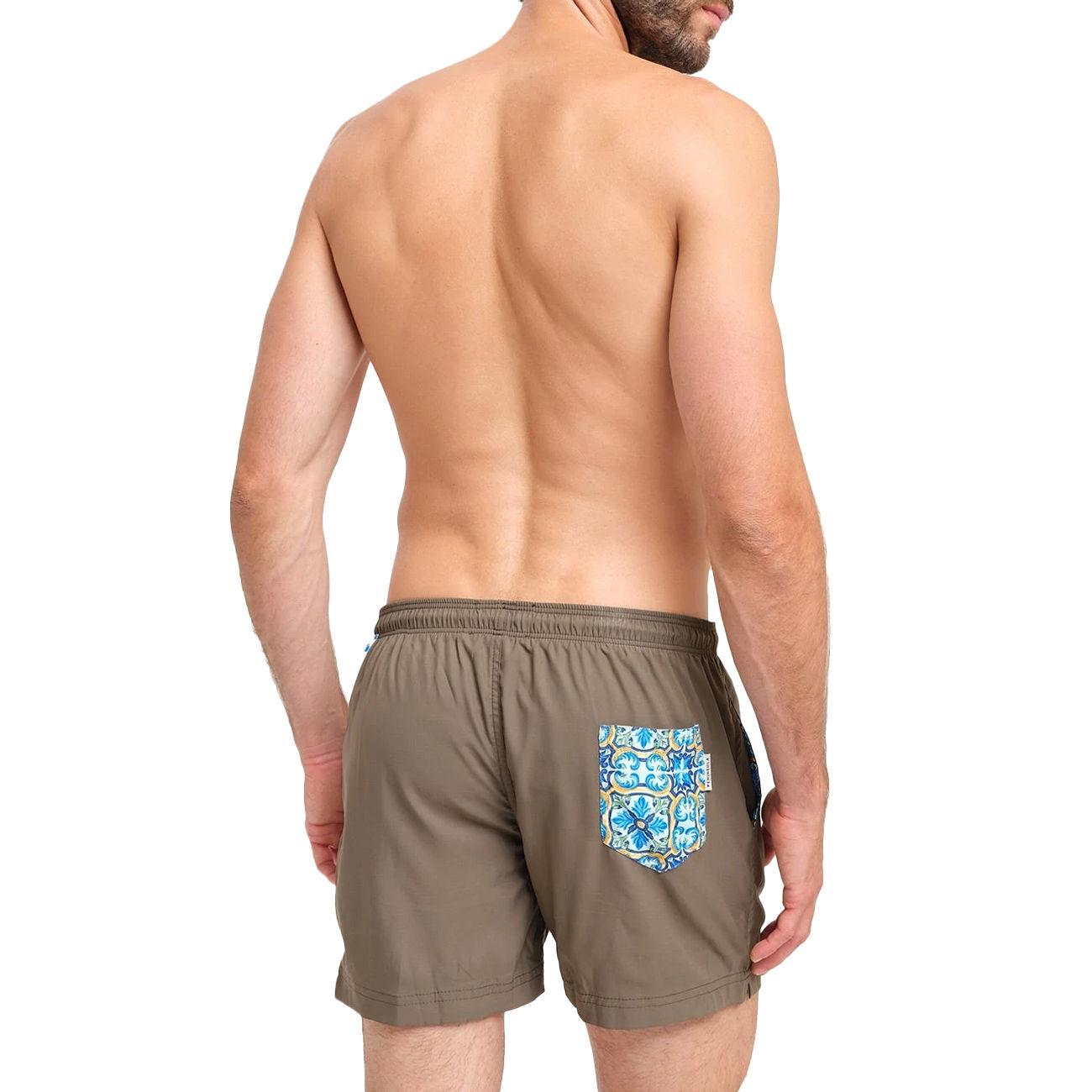 Boxer Mare Uomo Verde Militare PENINSULA/SMS22M061E PUGLIA.VERDEMILITARE PENINSULA 