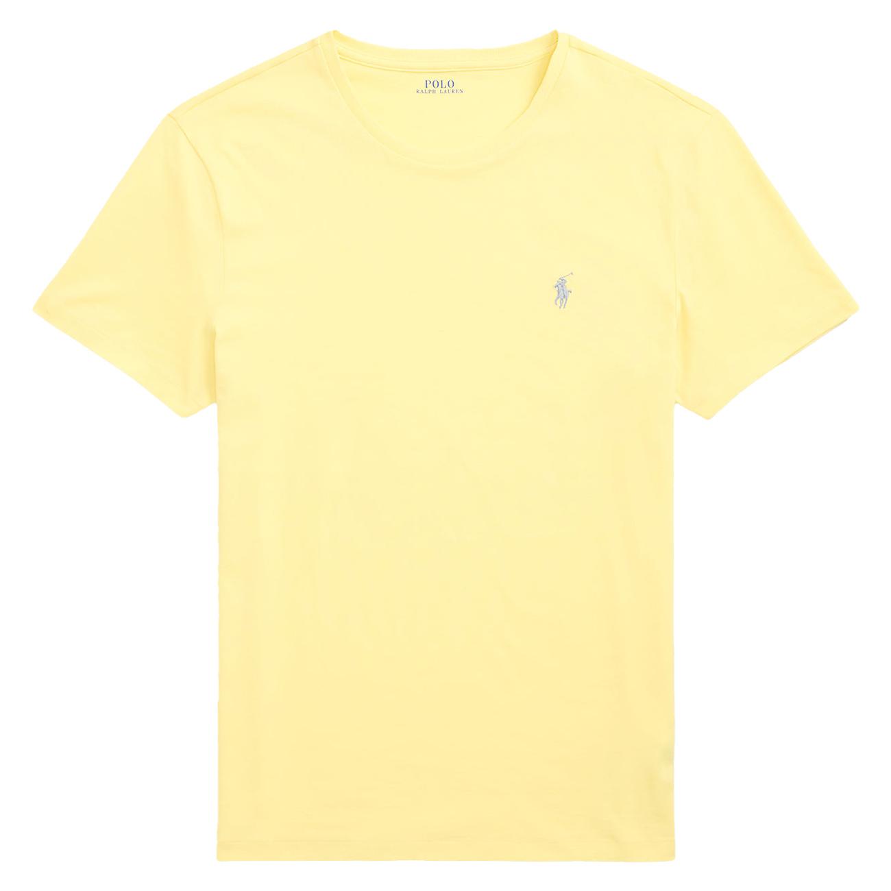 T-Shirt Girocollo Slim Fit Jersey Uomo Resort Gold 710671438 414 RESORT GOLD/C7215 POLO RALPH LAUREN 