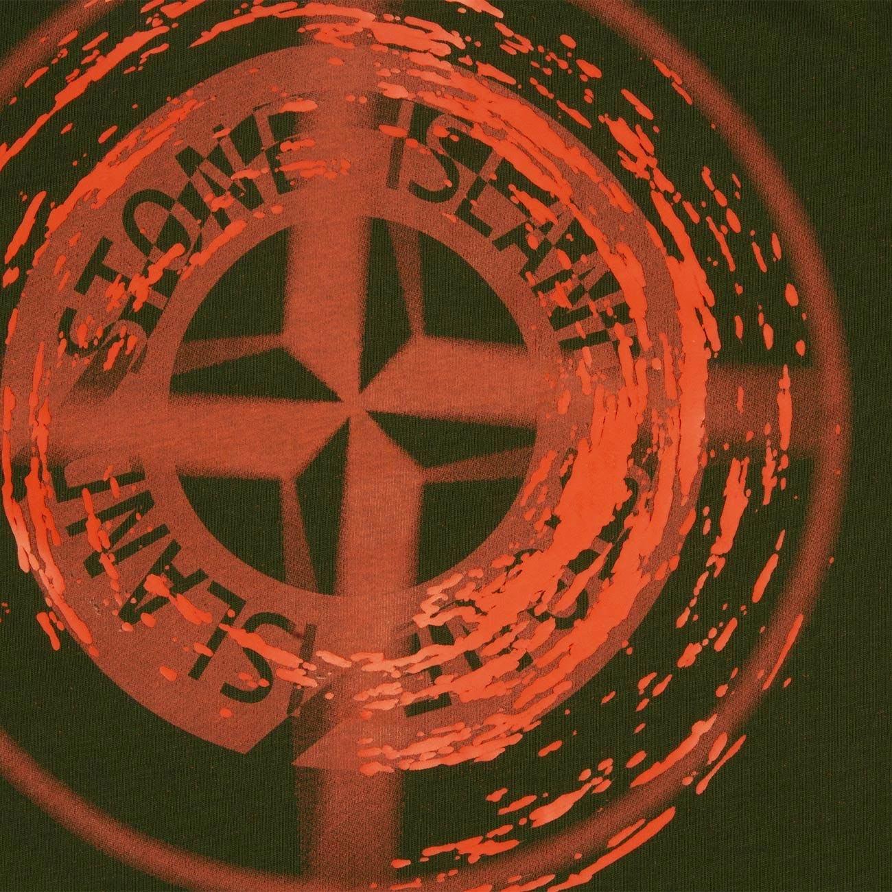 T-Shirt Drop Shot One Bambino Bottlegreen 781621053 V0053, BOTTLEGREEN STONE ISLAND 