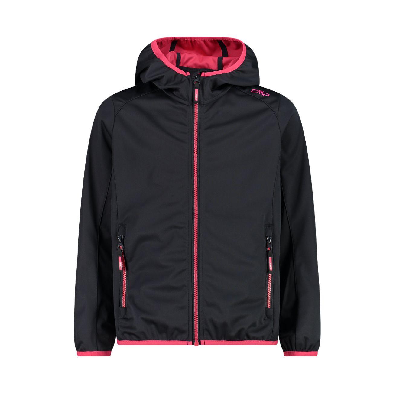 Giubbotto Softshell Bimbo Antracite Fragola 39A5115 05UGANTRACITE.FRAGOLA CMP 