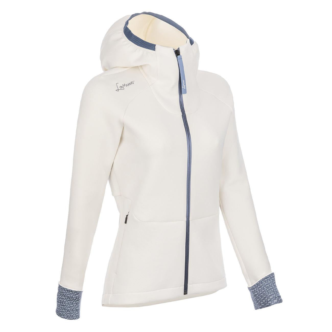 ANTJE THERMAL HOODIE D. LAMUNT ANTJE85/0000050009 0080 WHITE LAMUNT 