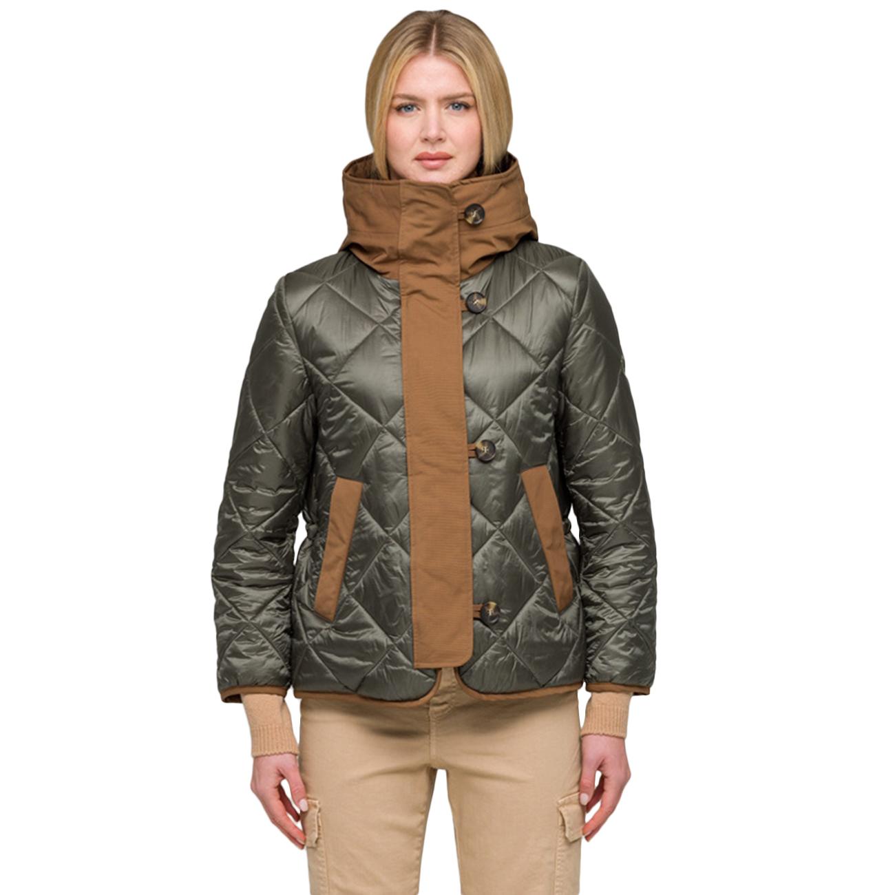 Parka Con Rombi XD6737 NR91 MALACHITE HOX 