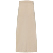 Gonna lunga tariquet in lana cardata PED5465 99012367 802 BEIGE PEUTEREY 