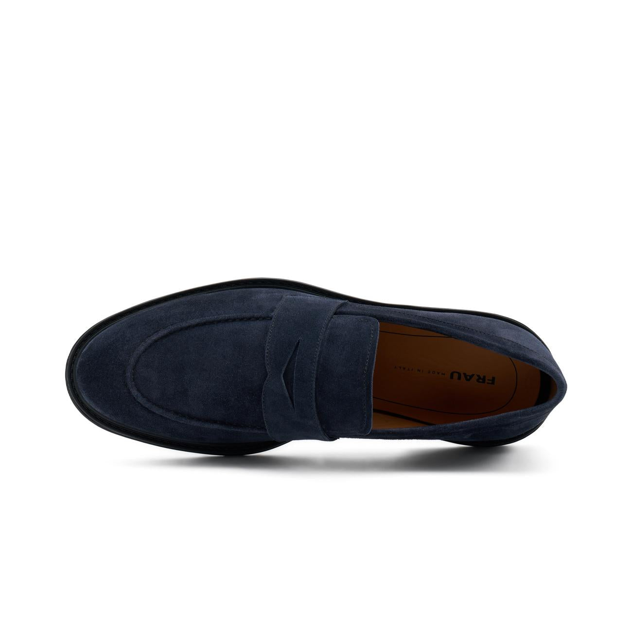 Mocassini Softy In Camoscio Uomo Blu 71C1 BLU FRAU 