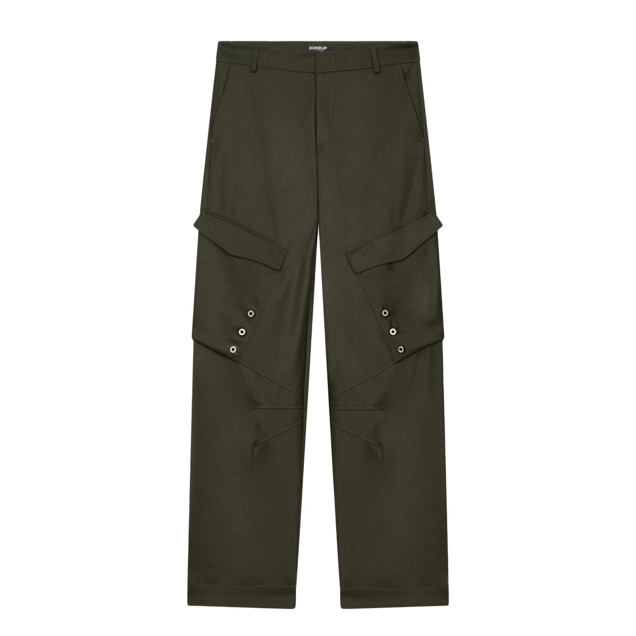 Pantaloni Cargo Camila DP700 OS0105D XXX 633 VERDE DONDUP 
