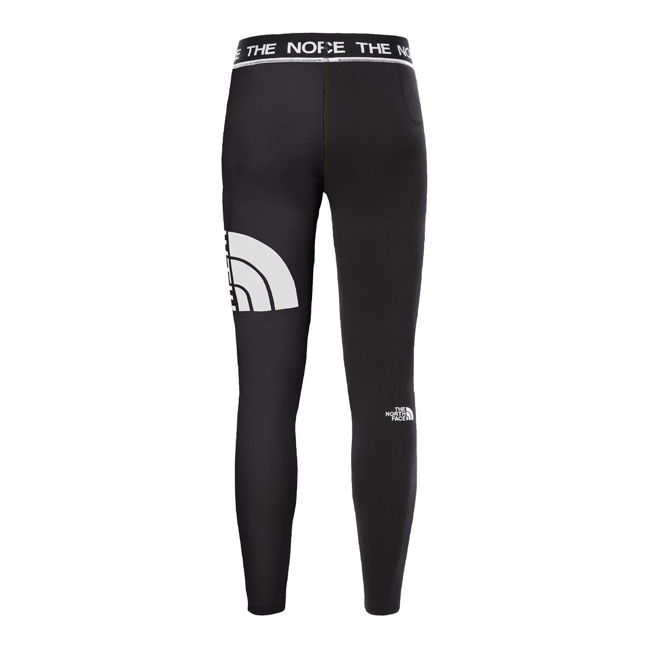 Leggings Vita Media Flex Donna Nero NF0A3YV9 KY41TNFBLACK.RNTWHT THE NORTH FACE 