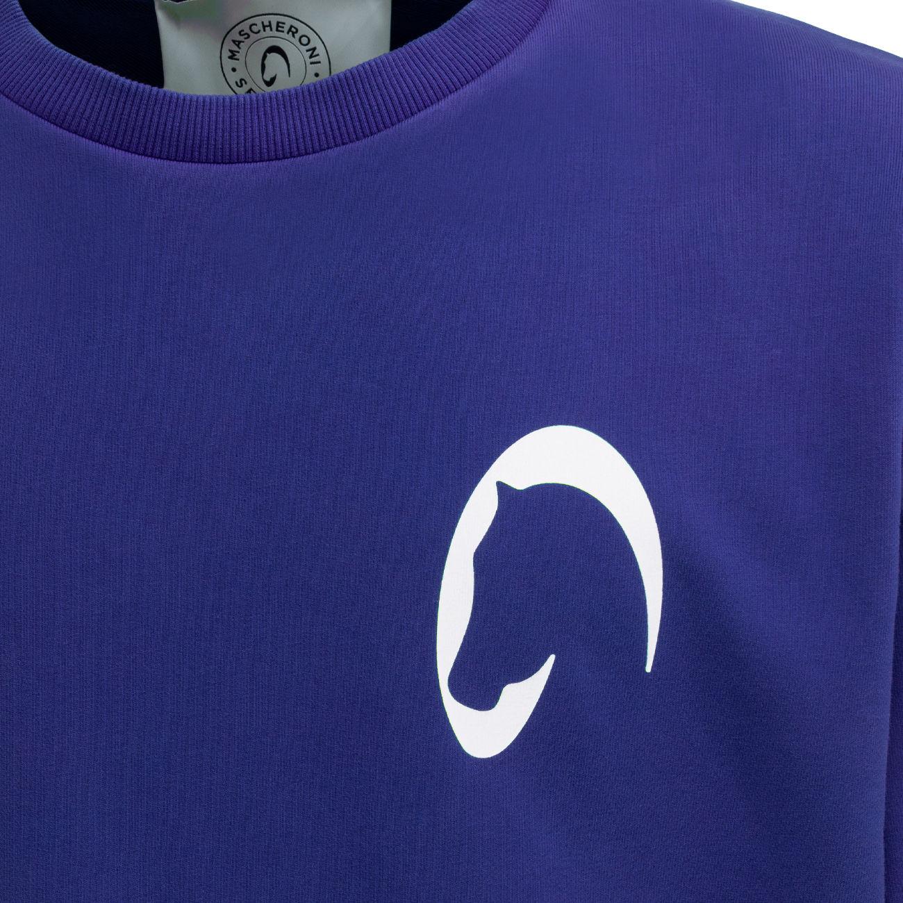 Felpa Mascheroni Unisex Bluette MASCHERONI/FELPA BLUETTE MASCHERONI 