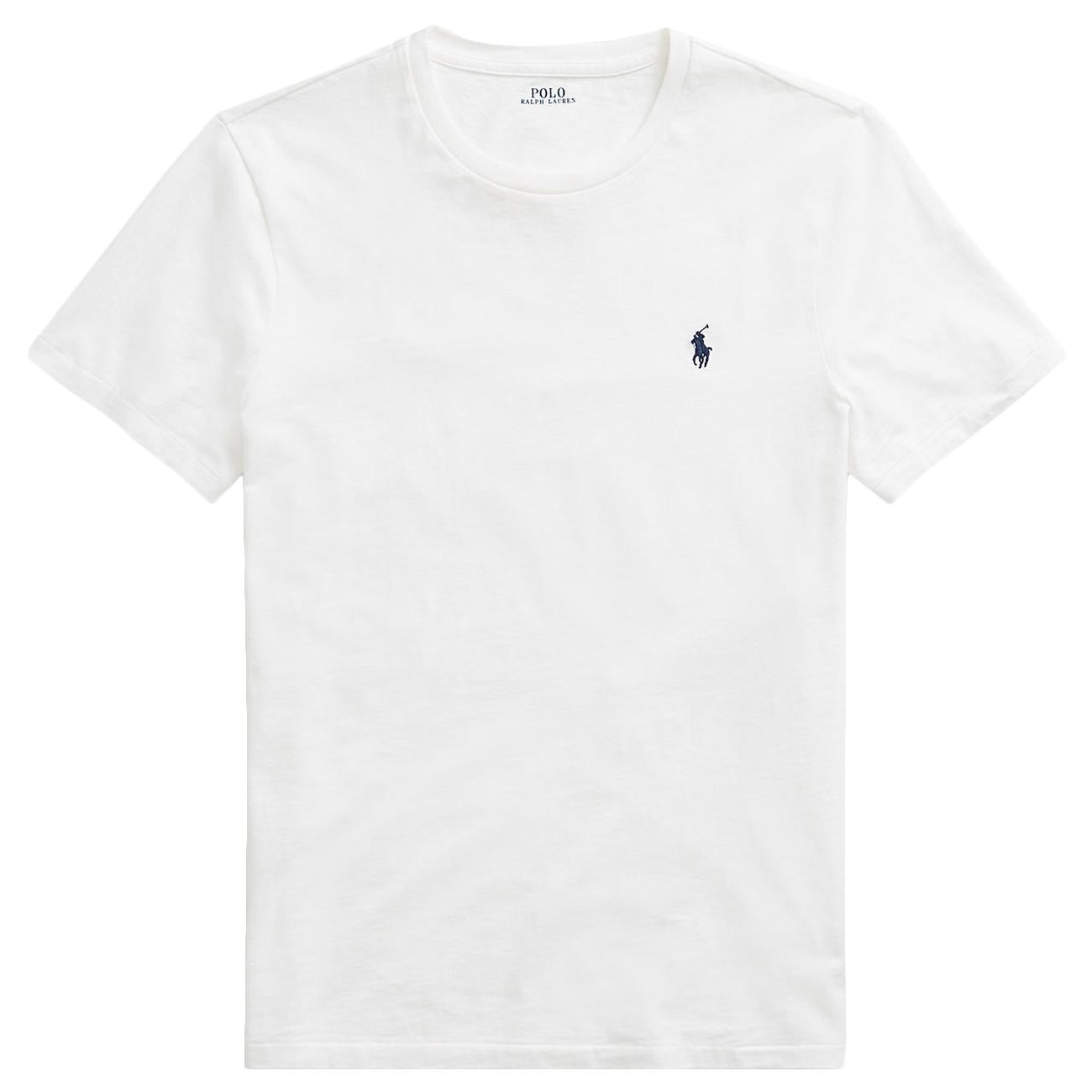 T.Shirt U. M/M Cotone Basica Rl 710680785 003 WHITE POLO RALPH LAUREN 