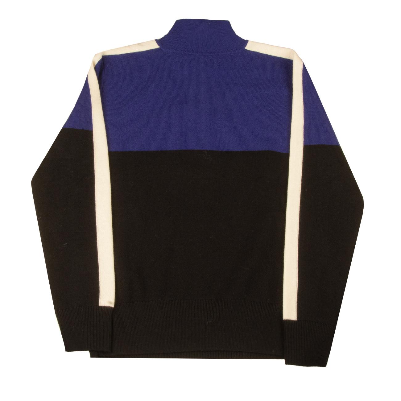 Lupetto In Lana Bimbo Black Royal 323670022 001 BLACK/ROYAL POLO RALPH LAUREN 